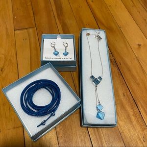 NWT Touchstone Crystal Jewelry Set
